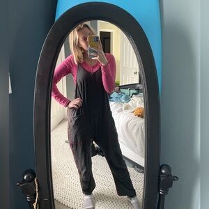 NATURAL LIFE grey overalls with Maroon Trim